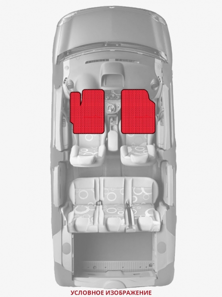 ЭВА коврики «Queen Lux» передние для Citroen C15