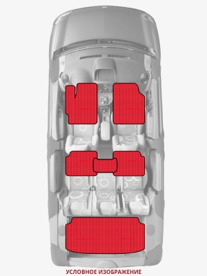 ЭВА коврики «Queen Lux» комплект для Toyota Soarer